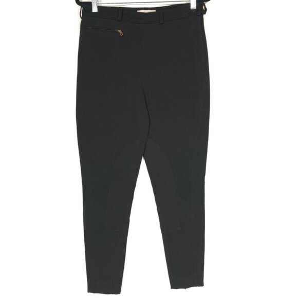 Tory Burch Pants - TORY BURCH Women's Dress Pants Size 10 Stretch Cotton Ankle Zip Black 1210-74820